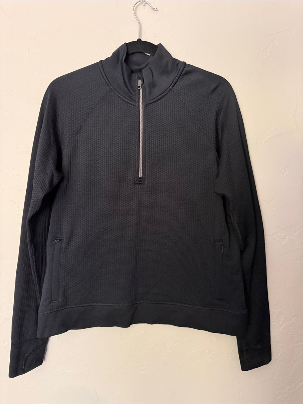 lululemon athletica Engineered Warmth Black Half-Zip Pullover